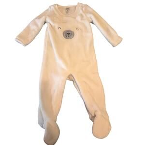 Infant One Piece Ivory Winter One Piece Suite by Carters 9 months